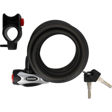 Simson spiraalkabelslot pro size xxl - 12mm x 180cm