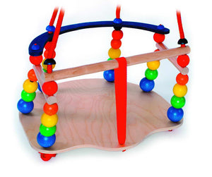 Hess babyschommel deluxe (naturel regenboog)