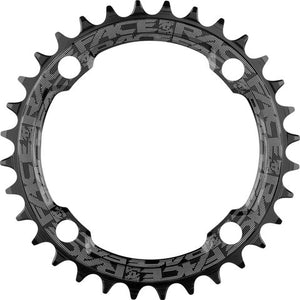 Race face narrow wide chainring, 4-arm, 104 mm bcd, 10- 11- 12-speed