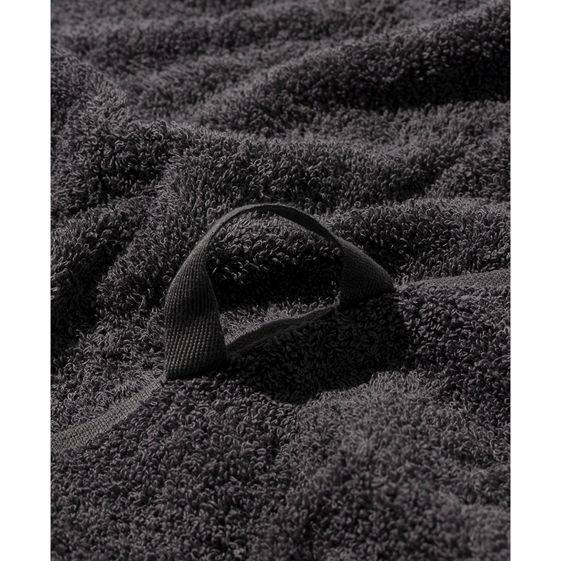 Cargue la imagen en el visor de la galería, Badhanddoek donkergrijs 50x100cm 2 stuks
