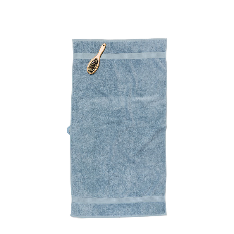 Cargue la imagen en el visor de la galería, Badhanddoek ijsblauw 60x110cm 2 stuks
