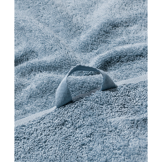 Badhanddoek ijsblauw 60x110cm 2 stuks
