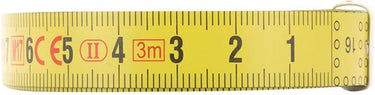 Bahco meetlint | plakrand voor rechts aflezen | klasse ii | metrisch | 3 m - btr-3-13