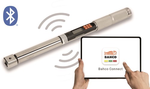 Afbeelding laden in galerijviewer, Bahco digitale moment- en hoeksleutel | bluetooth® | vaste ratelkop | met geheugen | micro | 6.8-135nm - tawmb9135m

