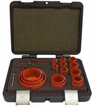 Bahco gatenzaag bi-metaal 18-delig | 3834-set-153 - 16-92 mm