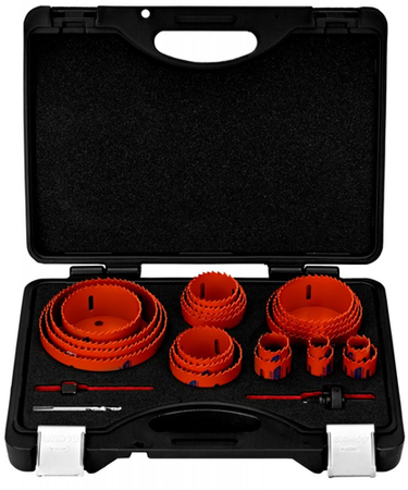 Bahco gatenzaag bi-metaal 25-delig | 20-121 mm - 3834-set-223