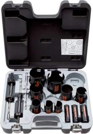 Bahco gatzagenset 19 22 25 32 35 38 44 51 57 68 76 mm - 3833-set-208 - 3833-set-208