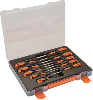 Bahco schroevendraaierset | rubber greep | gleuf | phillips | robertson - 10-delig - 605-10-pc-au