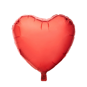 Ballon folie hart rood 45cm