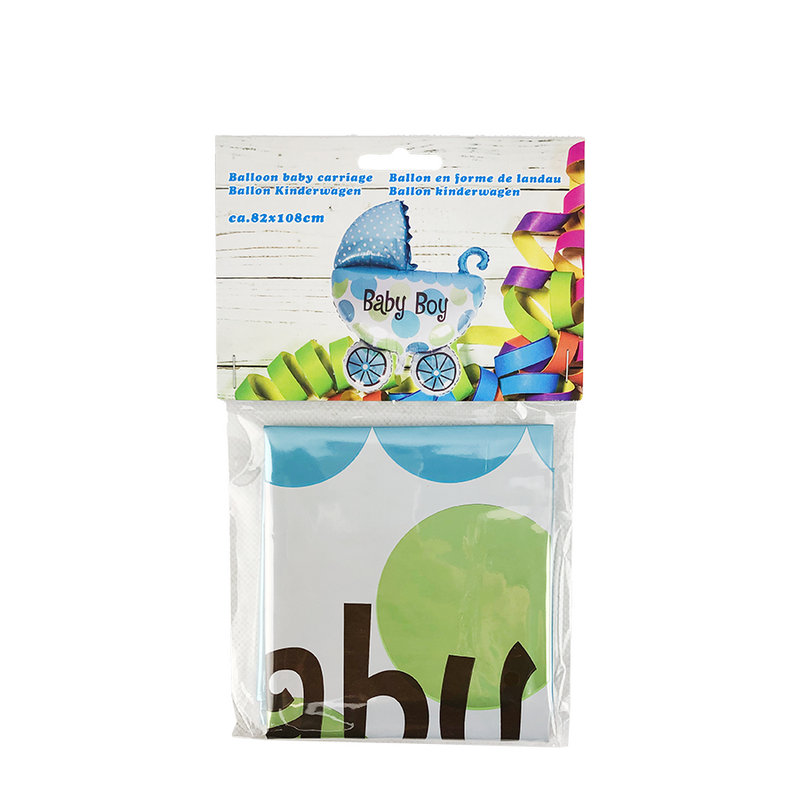 Laden Sie das Bild in Galerie -Viewer, Ballon folie kinderwagen baby boy 108x82cm
