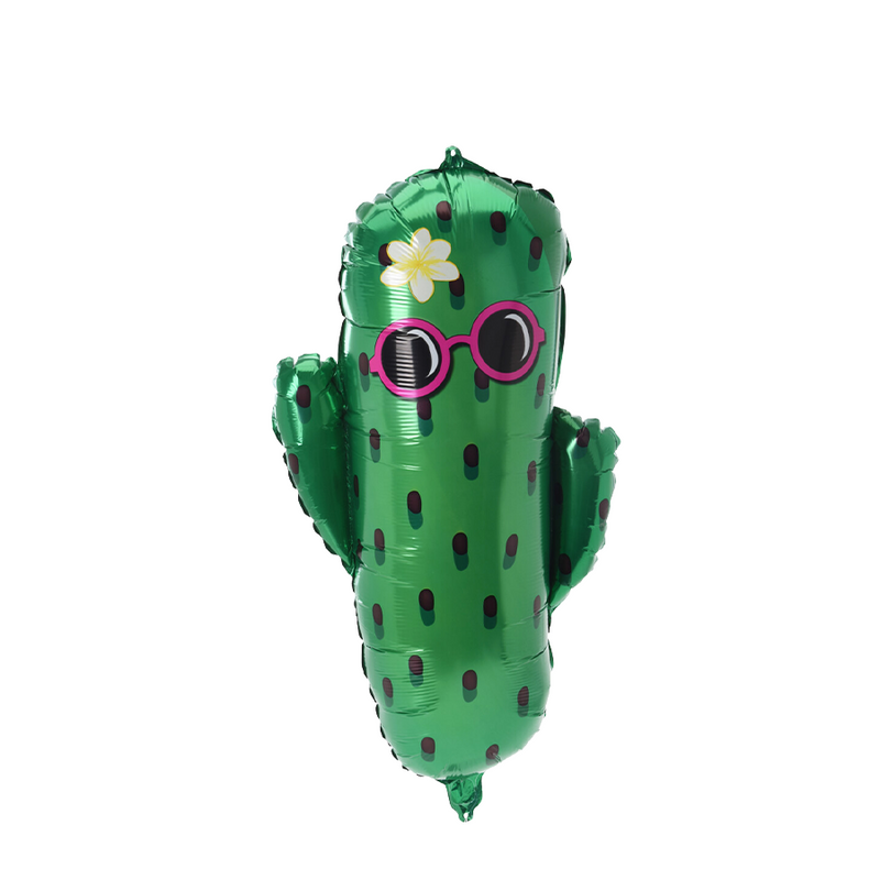Laden Sie das Bild in Galerie -Viewer, Ballon folie summer cactus 66x30cm
