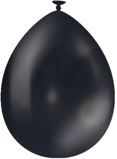 Paperdreams ballonnen metallic 10 stuks zwart