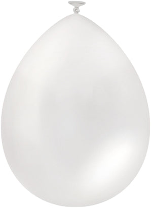 Paperdreams ballonnen metallic 10 stuks wit