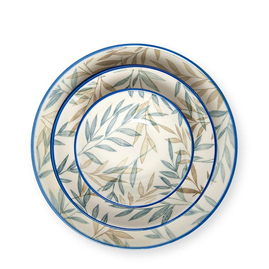 Bambum serviesset fondo blauw 12-delig