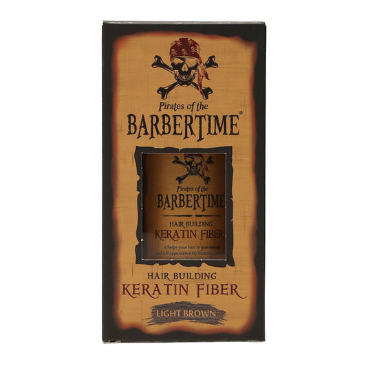 Barbertime hair building keratin fiber light brown 21gr.