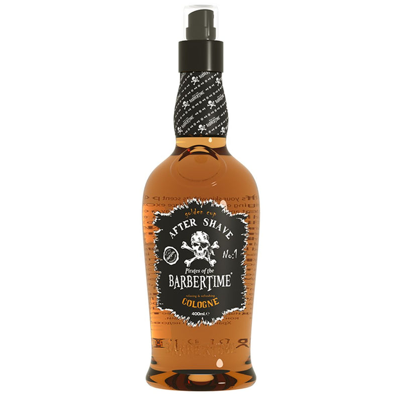 Load image into Gallery viewer, Barbertime after shave cologne golden cup no.1 400ml
