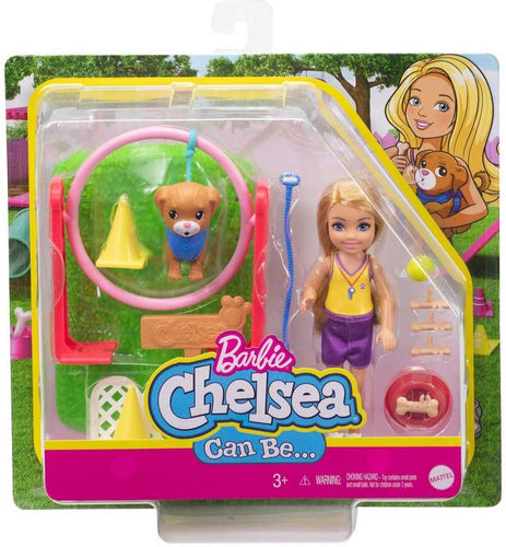 Otto simon barbie chelsea tienerpopje can be, hondentrainer chelsea speelset