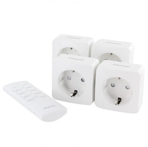 Enzo basisset draadloos schakelen 4x ontvangers+ab - 6950020