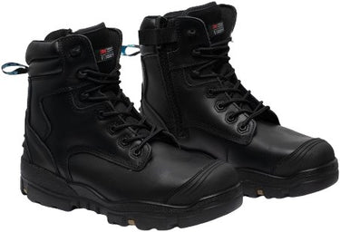 Bata werkschoen longreach zip xw s3 + kn black | zwart (xw) | maat 45 - 00.017.099.45