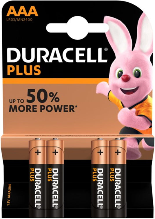 Duracell batterij aaa 2400mah 1,5v lr03 power boost (4st)