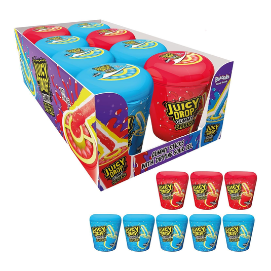Bazooka juicy drop gummy dipperz (8x 96gr)