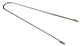 Gazelle spatbordstang b45t 28 340mm zilver