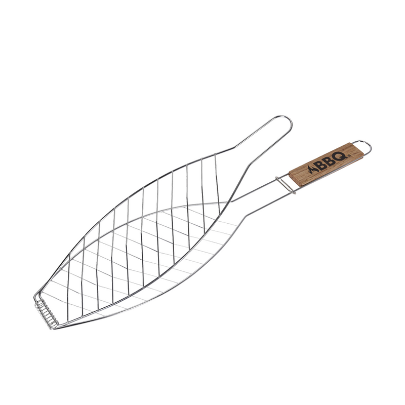 Afbeelding laden in galerijviewer, Bbq barbecue visgrill metaal 58x14cm
