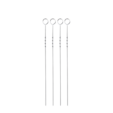 Bbq barbecue vleesspiezen 38cm 4 stuks