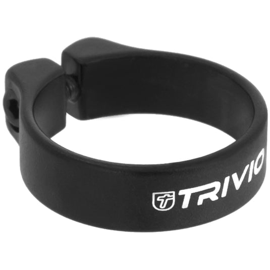 Trivio - zadelpenstopper aluminium zwart 27.2mm