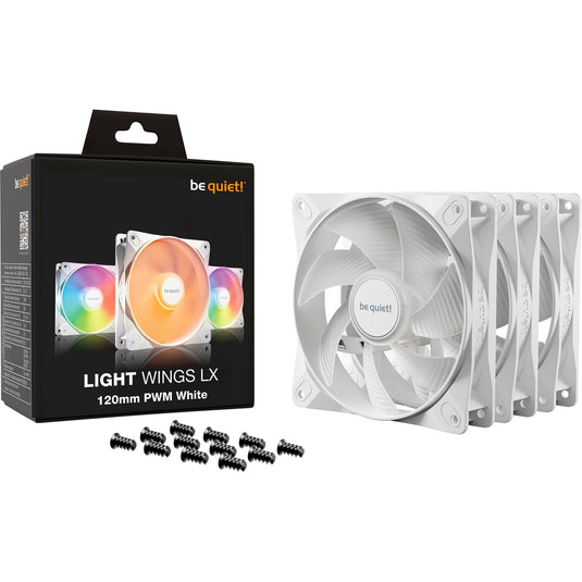 Be quiet! light lx 120mm pwm triple pack white