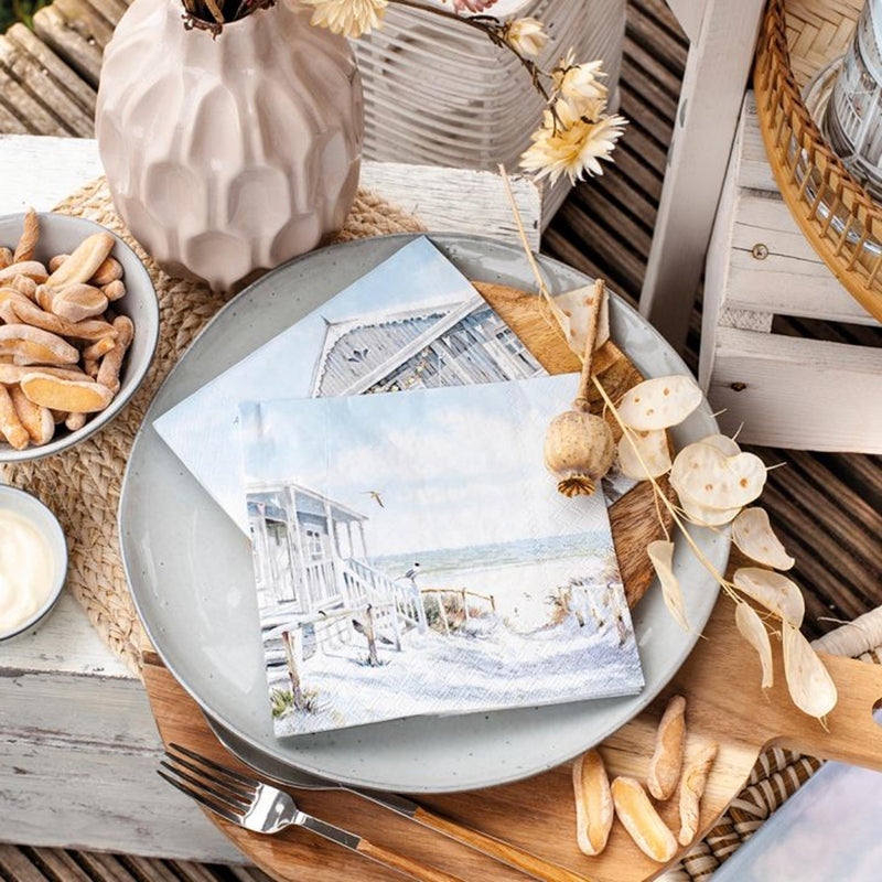 Load image into Gallery viewer, Ambiente kaars klein beach cabin
