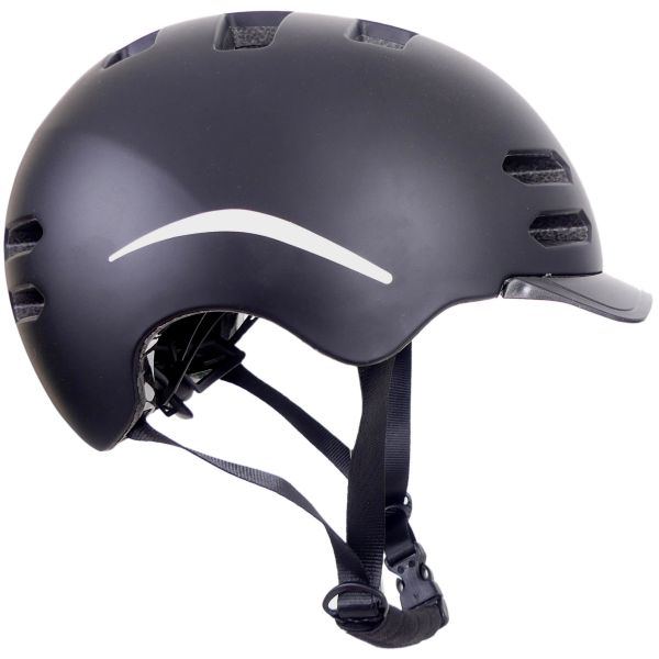 Load image into Gallery viewer, Edge fietshelm urban e-bike pedelec medium (54-58cm) - zwart - nta 8776 keurmerk (bromfiets speed pedelec)

