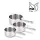 Beka cicla 3-delige steelpannenset 16-18-20cm rvs