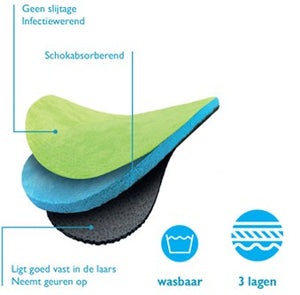 Bekina inlegzool e001 groen - maat 39 - 00.135.001.39
