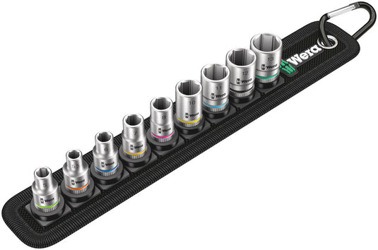 Wera belt 4 zyklop steeksleutelinzet-set, met 1 4 -aandrijving, 9-delig - 1 stuk(s) - 05003883001