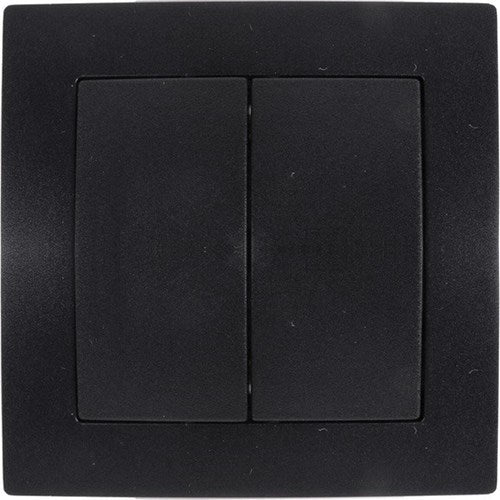 Cargue la imagen en el visor de la galería, Enzo benson inbouw schakelaar serie zwart - 4650035
