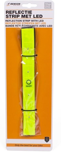 Load image into Gallery viewer, Led armband fluorgeel. incl batterijen
