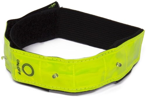 Load image into Gallery viewer, Led armband fluorgeel. incl batterijen
