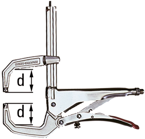 Afbeelding laden in galerijviewer, Bessey c-griptang grzc 110 80 - grzc
