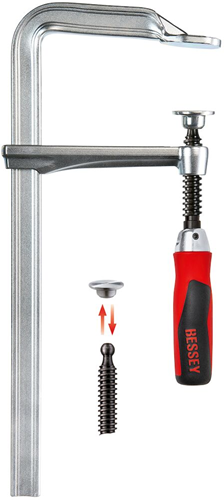 Load image into Gallery viewer, Bessey lijmtang | geheel staal | 300 120 mm | klapgreep - gz3012kg
