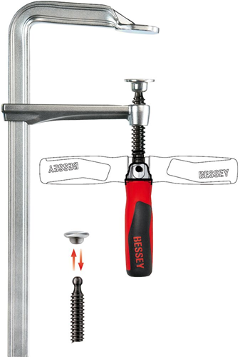 Bessey lijmtang | geheel staal | 300 120 mm | klapgreep - gz3012kg