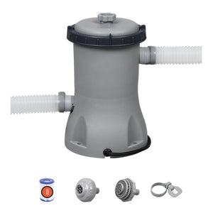 Bestway Cartridgefilterpomp 2,0 m³ u 12V Grijs