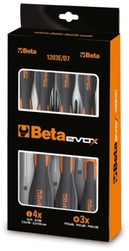 Load image into Gallery viewer, Schroevendraaierset Beta Tools Evox 1203E D8P - 8 delig
