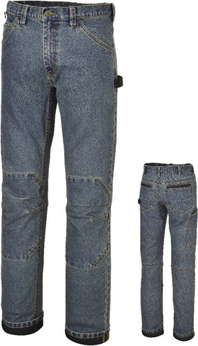 Laden Sie das Bild in Galerie -Viewer, Beta work werkspijkerbroek in stretch denim katoen slim fit 7526 xs - 075260046
