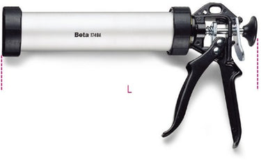 Beta kitspuit, professioneel model aluminium koker 1749a - 017490010