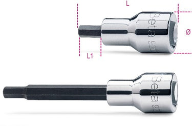 Beta schroevendraaierdoppen voor binnenzeskant schroeven 920pe 5l - 009200415