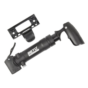 Beto Mini fietspomp met opvouwbaar handvat en universeel kopstuk