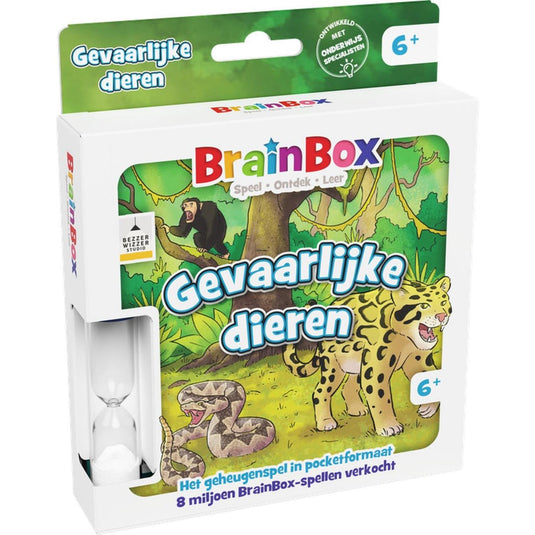 Brainbox pocket gevaarlijke dieren - weetjesspel