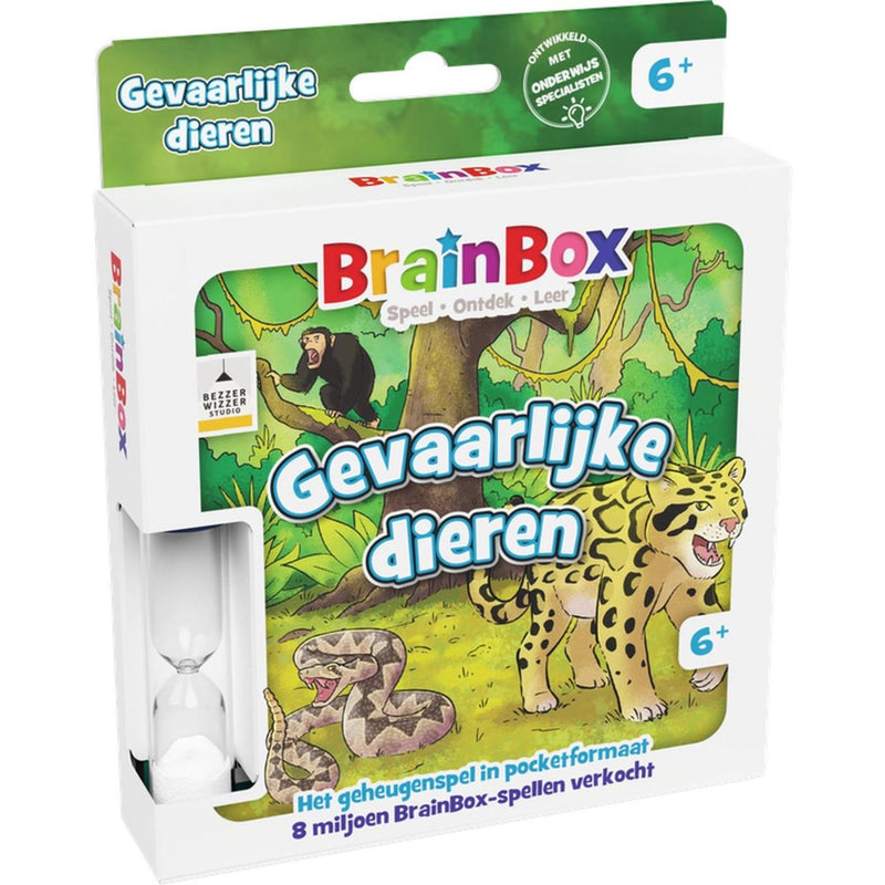Afbeelding laden in galerijviewer, Brainbox pocket gevaarlijke dieren - weetjesspel
