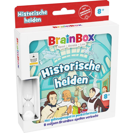 Brainbox pocket historische helden - weetjesspel